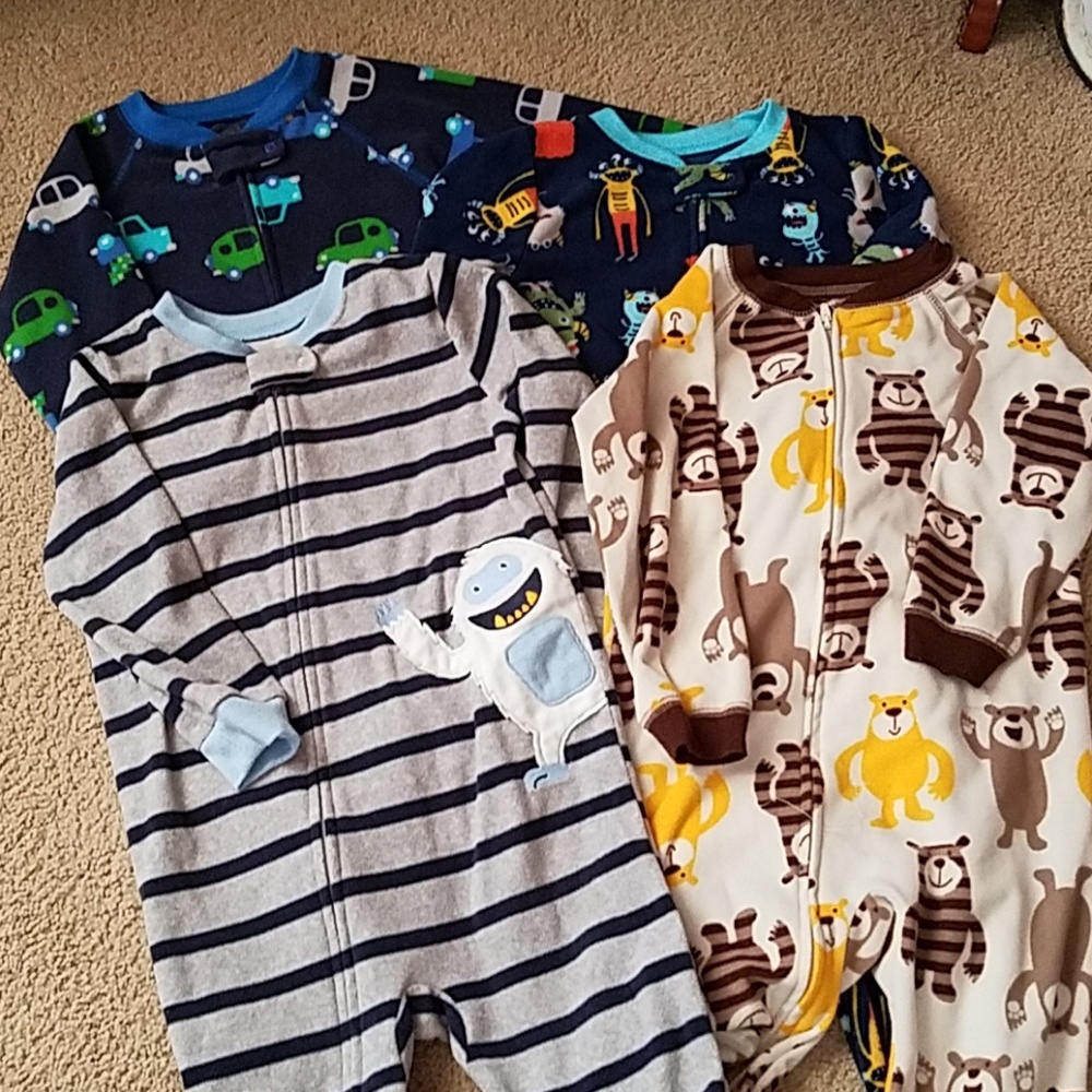 3T Footie pajama Bundle